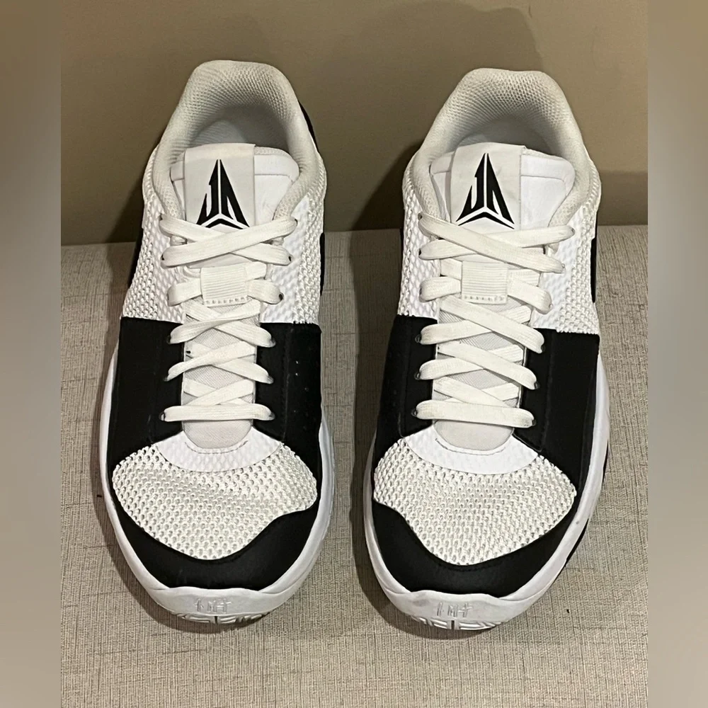 Nike JA 1 GS Scratch 2.0 Black & White Athletic Sneakers, 6.5